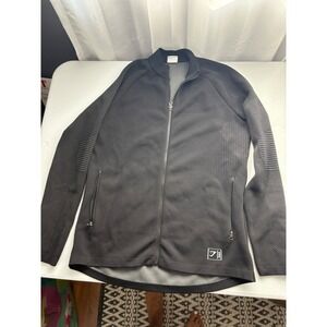 Gymshark Mens Black Full Zip Jacket Size‎ M Training Workout Running Fitness